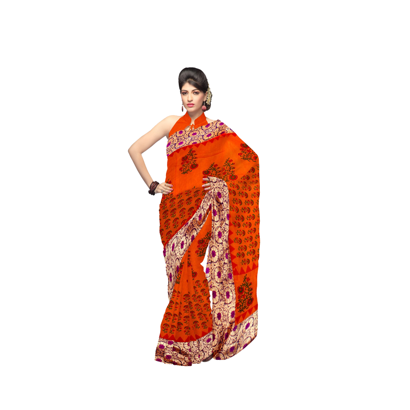 Red Women Saree